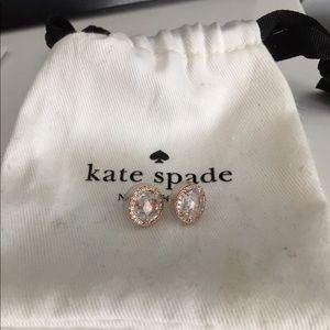 (NOT FOR SALE) Kate Spade pink diamond studs